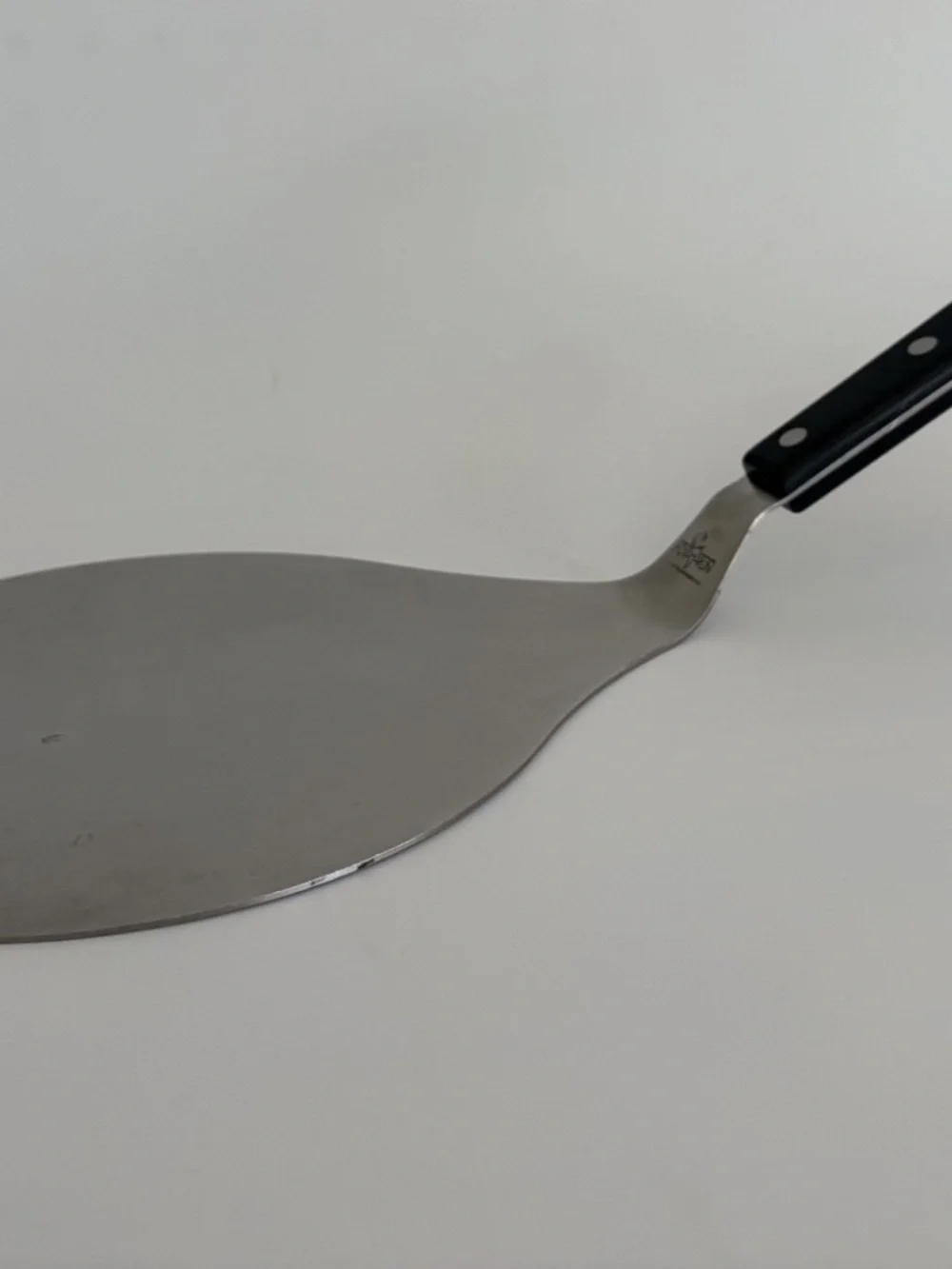 Fox Run Oversized Cookie Spatula Stainless Steel Black Handle 6.25